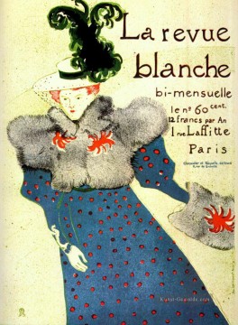  weiß - Journal weißes Plakat 1896 Toulouse Lautrec Henri de